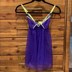 Vs Victoria’s Secret neon yellow purple babydoll